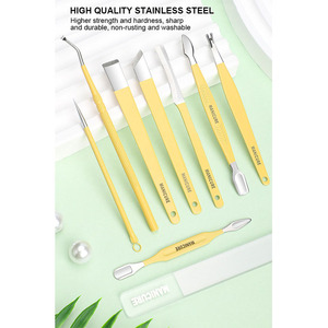 Professionnel 18 en 1 en acier inoxydable outil de soin des ongles manucure pédicure ensemble <span class=keywords><strong>incarné</strong></span> coupe-ongles tondeuse à cuticules Kits de toilettage - Product Image 3