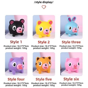 Juguete para aliviar el estrés, juguete divertido de animales que emite sonido al apretar - Product Image 2