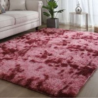 Tapis moelleux d'intérieur modernes super doux à poils longs pour salon/chambre d'enfant, tapis moelleux pour la maison, tapis de salon