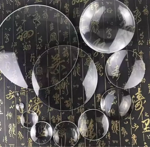 고화질 10mm-200mm 단면 평면 볼록 유리 돋보기 렌즈 광학적으로 무료 배송 사용 - Product Image 6