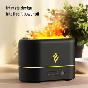 Humidificateur ultrasonique OEM 250 ml, lumière intelligente, flamme portable, diffuseur d'arômes, LED changeant de couleur, 1 an pour la voiture, usage domestique - Product Image 2