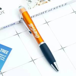 Высококачественная рекламная многофункциональная ручка <span class=keywords><strong>3</strong></span> в 1 для стилуса со светодиодной подсветкой с выгравированным логотипом - Product Image 6