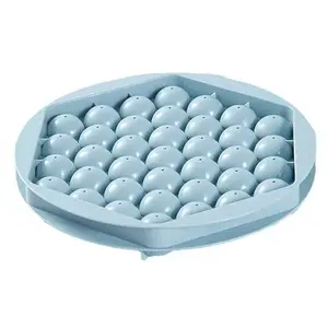 Round 37 grids reusable sphere ice block ball maker mold ice moulds round ice cubes trays