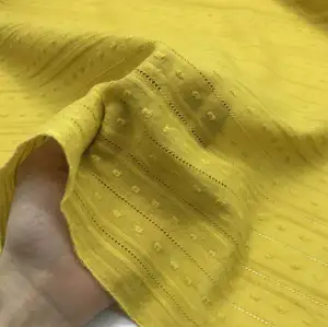 Nouveau coton petite boule de <span class=keywords><strong>laine</strong></span> coton Jacquard tissu, printemps et été enfants robe chemise cheveux décoration tissu pour vêtements - Product Image 1