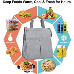 Large Capacity Cooler Picnic Bag Custom Logo Portable Ice Cream Cooler Bag Insulated Picnic Cooler Tote Bag - Product Image 6