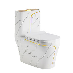 Juego de artículos sanitarios de baño modernos Juego de <span class=keywords><strong>inodoro</strong></span> de Wc <span class=keywords><strong>integrado</strong></span> cuadrado de cerámica <span class=keywords><strong>con</strong></span> lavabo - Product Image 2