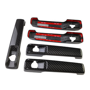 Garnitures de couvercle de poignée de porte en Fiber de carbone pour AMG G63 bropus G500 W463A G550 <span class=keywords><strong>Mercedes</strong></span> W464 extérieur de voiture classe G <span class=keywords><strong>4x4</strong></span> accessoires - Product Image 3