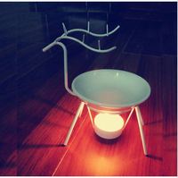Brûleur d'huiles essentielles en céramique avec porte-bougie, diffuseur d'huiles essentielles d'aromathérapie, chauffe-huile, bougie chauffe-plat