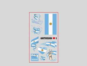 Argentina Temporary Tattoos Themed Birthday Party Decorations Supplies Tattoo Stickers Boys Girls Classroom School Prizes