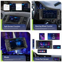 Podofo pour Volkswagen/Touareg/Transporter Ts Multivan 7 ''Android Car Radio 4 + 64G Wireless CarPlay/Android Auto GPS WIFI OEM ODM