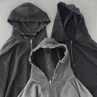 CrazyMaker hommes nouvelle usine personnalisé pur coton épais sweat à capuche avec motif de broderie DTG mode sweat à capuche