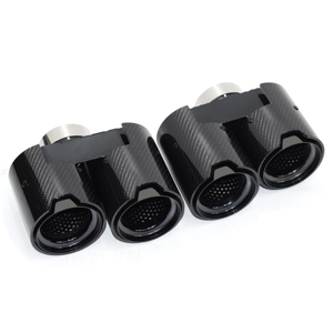 Punta de escape de fibra de carbono y acero inoxidable DEX <span class=keywords><strong>M</strong></span> Performance para <span class=keywords><strong>BMW</strong></span> Serie 3/4 (modelos 320i, 325i, 330i, 330e, 420i, 425i, 430i, G20, G21, G22, G23, G26) - Product Image 2