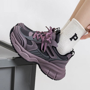 Nuove Scarpe da Donna con Rialzo Interno Viola Stile Dad Shoes 2025 - Product Image 5