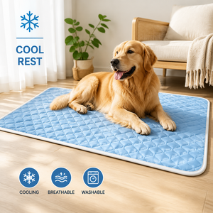 Alfombrilla Refrigerante Portátil, Transpirable, Lavable y Antideslizante para Perros y Gatos, Verano 2026, Agente de Logística para Dropshipping en Shopify - Product Image 3