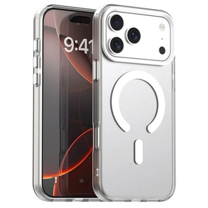 Funda Magnética Transparente Mate para iPhone 17 Air Series, con Botones Metálicos y Marco para Lente, Carcasa de PC para iPhone - Product Image 4