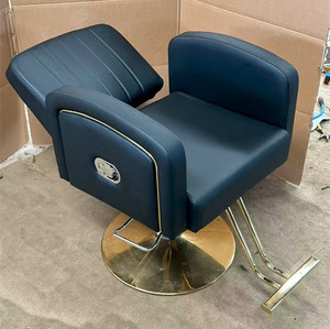 Sillas de Peluquería, Sillas de Peluquería Elevables y Giratorias de Acero Inoxidable para Corte y Estilismo, Fabricación de Sillas de Barbería - Product Image 3