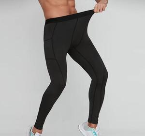 Men's Solid Skinny Sports Pants Fitness Running <strong>Training</strong> <strong>Trousers</strong> Breathable Quick-drying Stretch Moisture Wicking Side Pockets - Product Image 4