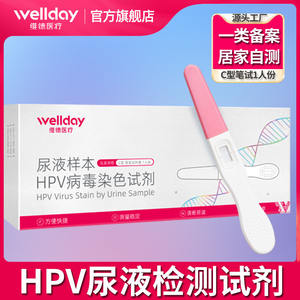 Kit de test HPV Wellday, test d'auto-diagnostic urinaire, type C, style stylo, pour 1 personne, instrument de diagnostic de classe I - Product Image 4
