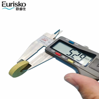 Cakram Pemotong Abrasif Berlian Persegi Kekerasan Tinggi Industri 25mm Ultra Tipis OEM Presisi untuk Pembuatan Alur Keramik.