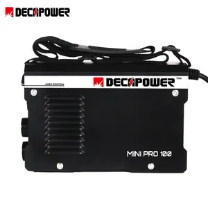 Decapower-jaula de soldadura con electrodos, inversor igbt, palos de CC, zx7-120, mini máquina de soldadura por arco, mma, 2,5mm