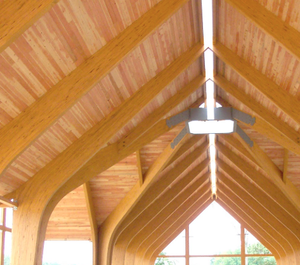 Arches en bois lamellé-collé courbées pour plafonds voûtés - Product Image 3