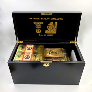 Envío Gratis por FedEx IE, 1000 Piezas/Lote, Billete de Oro de Zimbabue con Diseño de Vaca de Piedra <span class=keywords><strong>para</strong></span> Colección o Regalo - Product Image 1