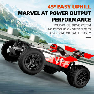 Voiture de course télécommandée 4x4 RC tout-terrain, modèle réduit 1/18, moteur brushless, haute vitesse, avec pilote simulé à l'intérieur - Product Image 4