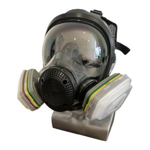 Masker Gas wajah penuh kualitas tinggi silikon cair anti-kabut dengan 99% penyaringan untuk penyelamatan minyak Kimia dan pertambangan - Product Image 6