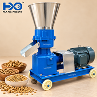 Machine à granulés d'aliments pour animaux professionnelle pour l'élevage, capacité 300-400 kg/h, en acier, pour volailles, poissons et lapins