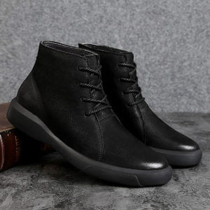 Nuovi <span class=keywords><strong>Stivali</strong></span> Casual in Pelle alla Moda con Taglio Alto OEM/ODM, Eleganti <span class=keywords><strong>Stivali</strong></span> in Pelle Colorati e Caldi con Lacci - Product Image 5