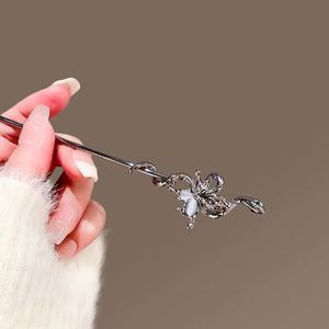 Palillo para el Cabello con Forma de Serpiente y Rosa, Estilo Chino, para Mujer, con Borla Vintage, Accesorios para el Cabello Hanfu - Product Image 2