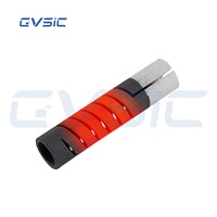 Elementos Calefactores Eléctricos de Carburo de Silicio de Doble Espiral, Calentador de SiC para Horno