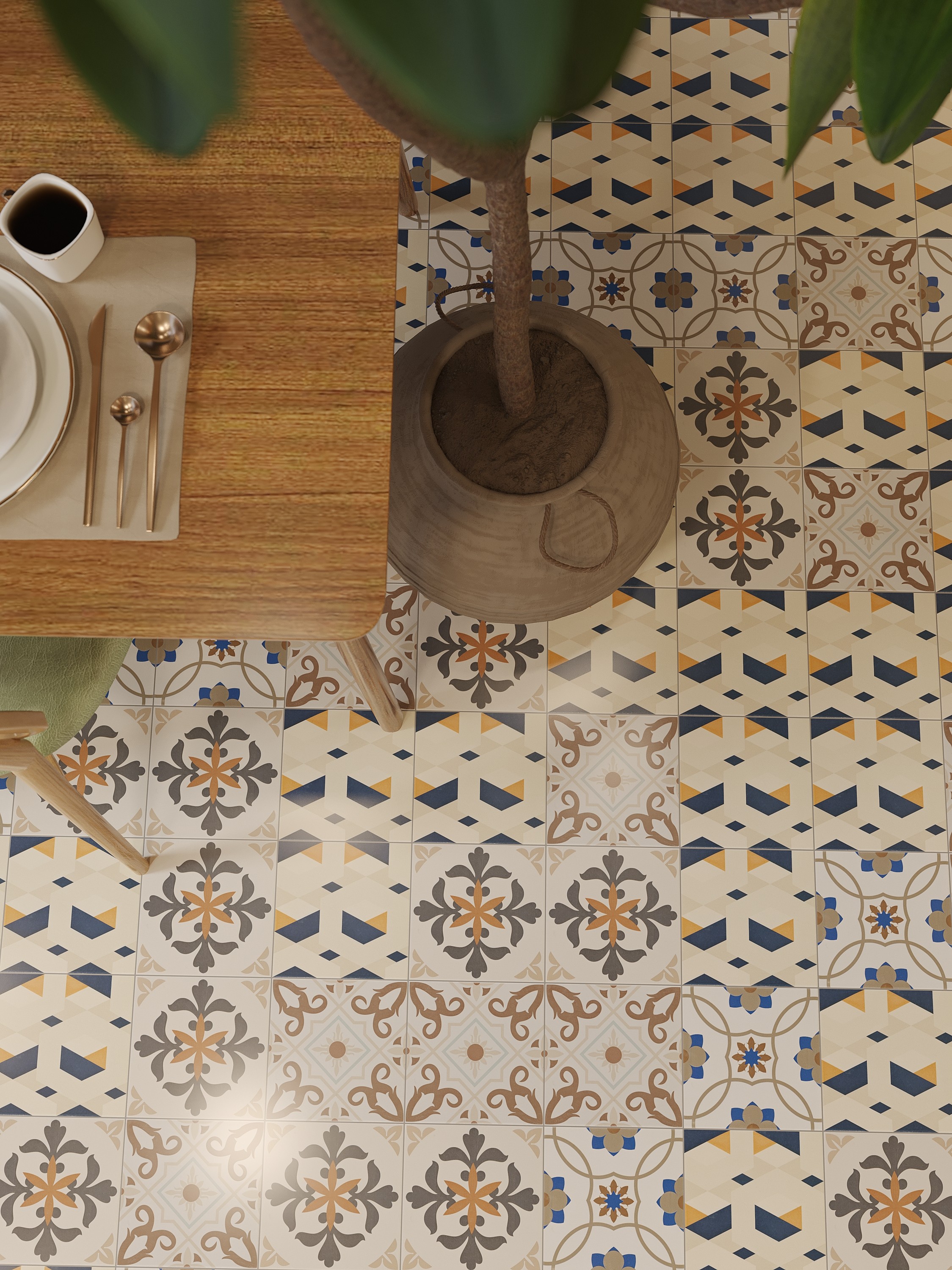 White Rabbit Brand Bathroom Ceramic Tiles - Durable & Stylish