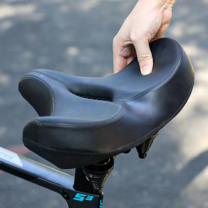 Siège de vélo surdimensionné confortable remplacement selle de vélo mousse à mémoire de forme coussin de siège de vélo souple étanche universel - Product Image 5