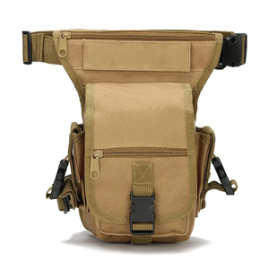 Venta al por mayor Durable Motorcycle Rider Canvas Drop Leg Bag Cinturón táctico Cintura <span class=keywords><strong>Riñonera</strong></span> <span class=keywords><strong>para</strong></span> exteriores - Product Image 1
