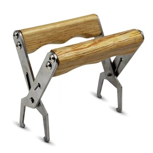 Herramienta de Apicultura Pomelo con Mango de Madera de Haya, Pinza para Levantar Matosas y Herramienta para Cuadros de Colmena, Amarilla, 1 Año de Garantía - Product Image 1