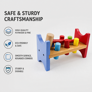 ของเล่<span class=keywords><strong>น</strong></span>ทุบลูกบอลแบบตั้งโต๊ะ สำหรับเด็ก พัฒนาทักษะการเคลื่อนไหว ของเล่<span class=keywords><strong>น</strong></span>เสริมพัฒ<span class=keywords><strong>น</strong></span>าการแบบมอนเตสซอรี่ ของขวัญ รับผลิตตามแบบ OEM พร้อมโลโก้ ทนทา<span class=keywords><strong>น</strong></span> เหมาะสำหรับเด็กอายุ 2-7 ปี ใช้ได้ทั้งเด็กชายและเด็กหญิง ยี่ห้อ ANNA - Product Image 3