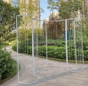 <span class=keywords><strong>Arche</strong></span> de <span class=keywords><strong>mariage</strong></span> blanche de luxe cadres de toile de fond en acier inoxydable support d'<span class=keywords><strong>arche</strong></span> florale de <span class=keywords><strong>mariage</strong></span> doré pour décoration de toile de fond d'événements - Product Image 2