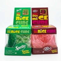 Nouveauté 2026 : Jouets sensoriels Needoh Cube Dr Pepper Squishy X Fanta Nice Cube, jouet anti-stress Squishy à remontée lente en sucre de malt