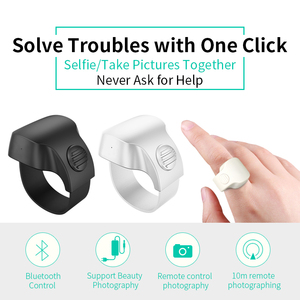 Thiết Bị Xoay Trang Điều Khiển Từ Xa Không Dây Viral Cho iPhone <span class=keywords><strong>Android</strong></span> iPad Điện Thoại Di Động Máy Ảnh Nút Chụp Ảnh Tự Sướng Từ Xa RK-C48 - Product Image 2