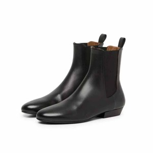 Botines y botines Botas Chelsea <span class=keywords><strong>de</strong></span> tacón grueso Tobillo Skinny Leather Black Designer's Custom <span class=keywords><strong>Zapatos</strong></span> <span class=keywords><strong>de</strong></span> <span class=keywords><strong>mujer</strong></span> <span class=keywords><strong>de</strong></span> alta calidad Botas - Product Image 2