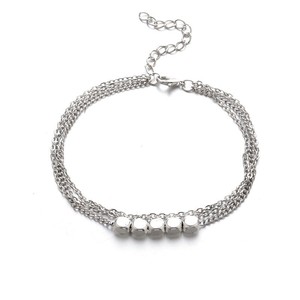 <span class=keywords><strong>Bracelet</strong></span> de cheville Moda Praia couleur or argent sur la jambe Bijoux de pied de plage d'été Tobilleras De Plata Para Mujer - Product Image 3