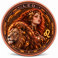 Pièce de collection commémorative ronde en cuivre fin 0,999, 1 oz, avec motif flamme de sorcière, dragon cornu, cercle runique, en relief 3D et couleur UV