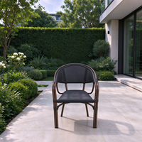 Chaise de loisirs en tissu d'aluminium de haute qualité empilable Design moderne pour jardin extérieur salon cuisine école utilisation