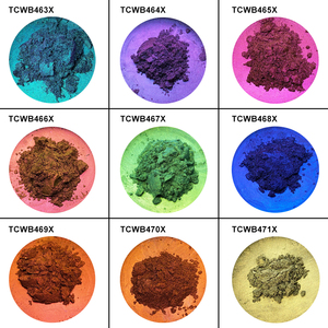 <span class=keywords><strong>Pigment</strong></span> Mica Vert Doré Caméléon Oxyde de Fer pour Revêtement Automobile Effet Hyper-Changement de Couleur Taille de Particule 30-100UM TCOWO - Product Image 4