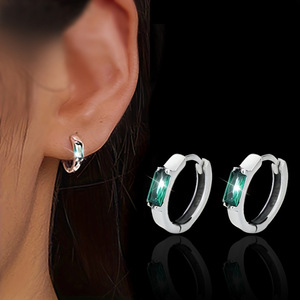 Orecchini a polsino quadrati da donna, semplici accessori per l'orecchio da indossare tutti i giorni - Product Image 6