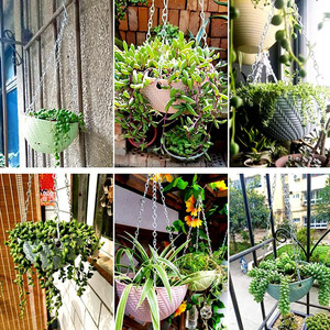 Chaînes pivotantes d'usine avec crochets pour mangeoires à oiseaux, carillons éoliens, moulinets à vent, chaînes réglables avec crochets - Product Image 6