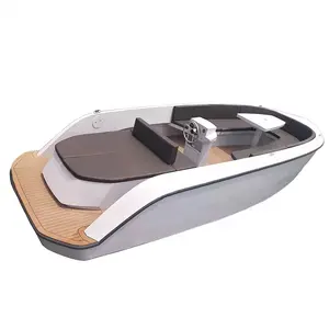 Hot Design 21ft 6.5m Aluminum Recreational Electric Boat For Wholesale Yacht