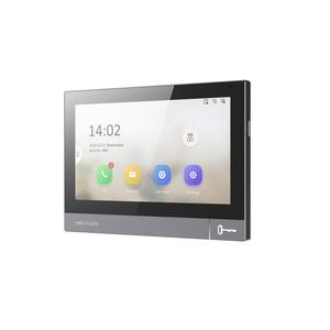 HIK DS-KH8381-WTE1 ban đầu trong nhà trạm Màn hình 7-inch IPS màn hình cảm ứng PoE Wifi <span class=keywords><strong>IP</strong></span> Video <span class=keywords><strong>intercom</strong></span> 1 nút vật lý mở cửa - Product Image 1