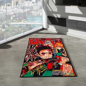 Tapis anime personnalisé moelleux mignon imprimé en 3d tapis salon grande surface tapis